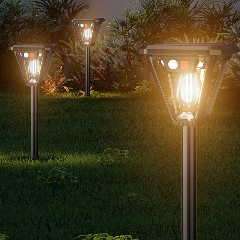 Contemporary Industrial Human Body Sensing LED Solar Waterproof Lawn Insert Light For Outdoor Patio | Kalsten
