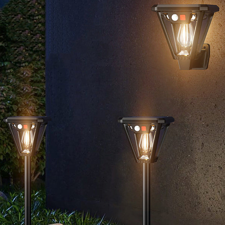 Contemporary Industrial Human Body Sensing LED Solar Waterproof Lawn Insert Light For Outdoor Patio | Kalsten