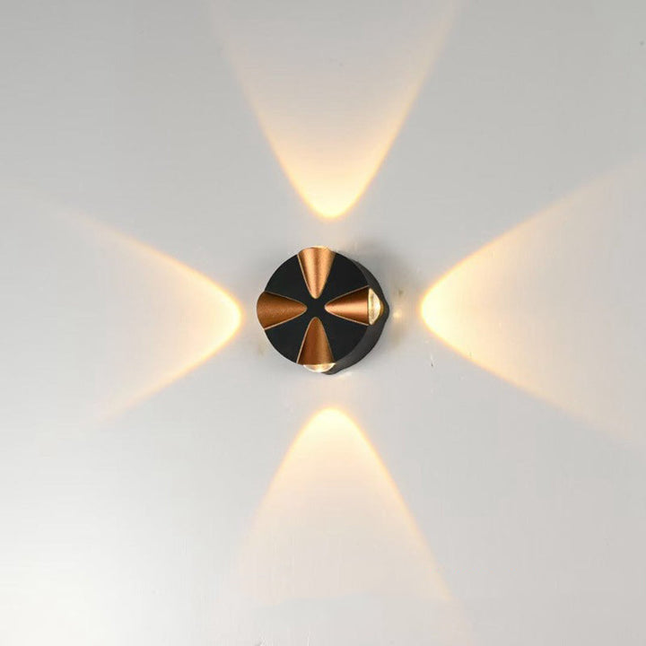 Contemporary Simplicity Round Aluminum LED Outdoor Wall Sconce Lamp For Outdoor Patio | Kalsten