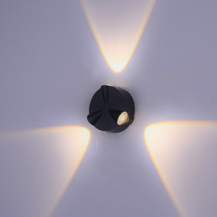 Contemporary Simplicity Round Aluminum LED Outdoor Wall Sconce Lamp For Outdoor Patio | Kalsten