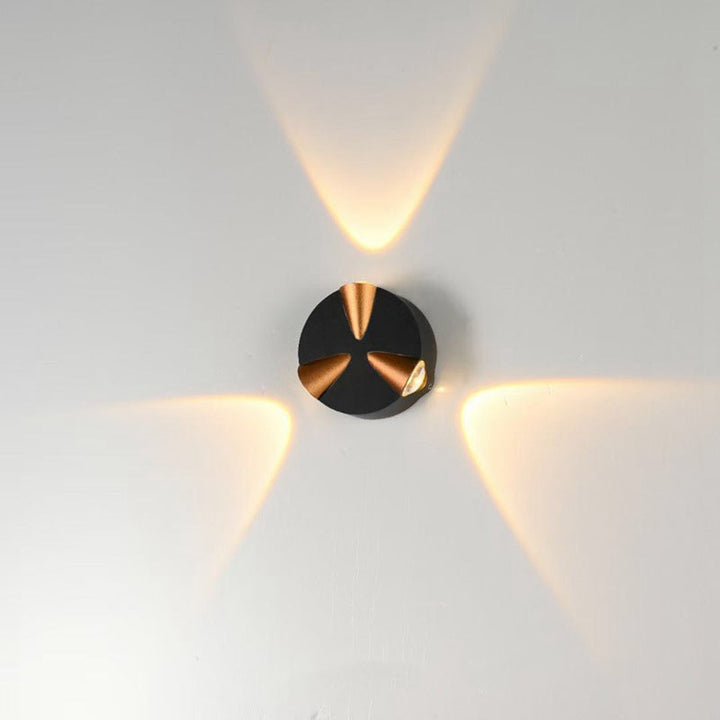 Contemporary Simplicity Round Aluminum LED Outdoor Wall Sconce Lamp For Outdoor Patio | Kalsten