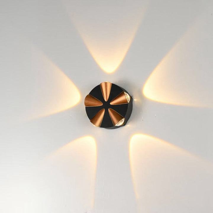 Contemporary Simplicity Round Aluminum LED Outdoor Wall Sconce Lamp For Outdoor Patio | Kalsten