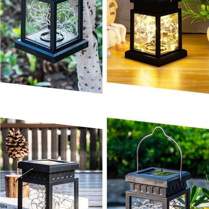 Contemporary Industrial Square Star LED Solar Waterproof Landscape Lawn Light For Garden | Kalsten