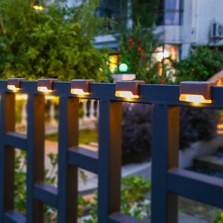 Contemporary Industrial PP Square Waterproof LED Solar Outdoor Step Light For Garden | Kalsten