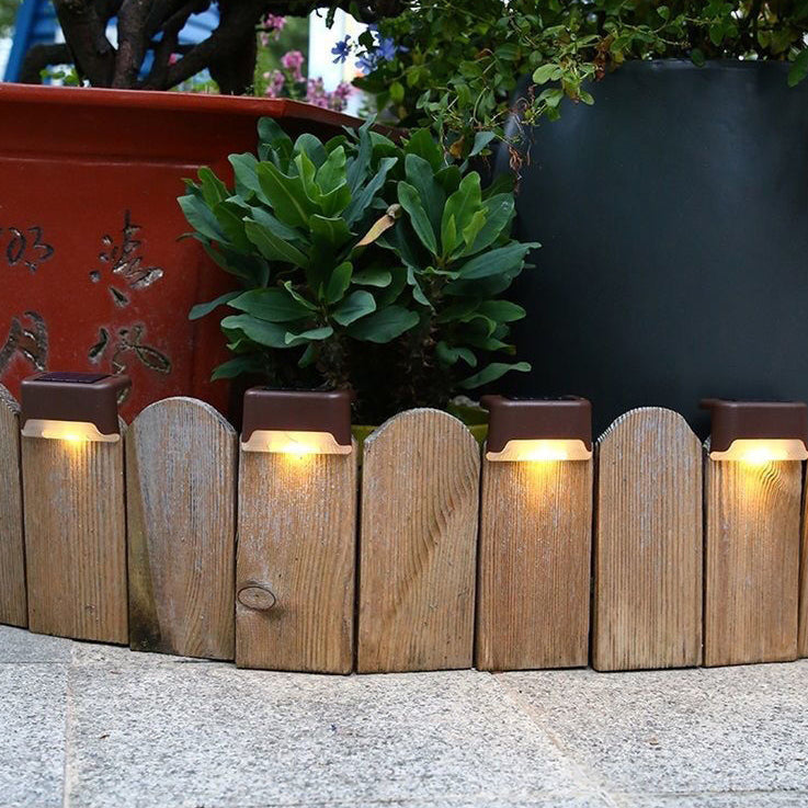 Contemporary Industrial PP Square Waterproof LED Solar Outdoor Step Light For Garden | Kalsten