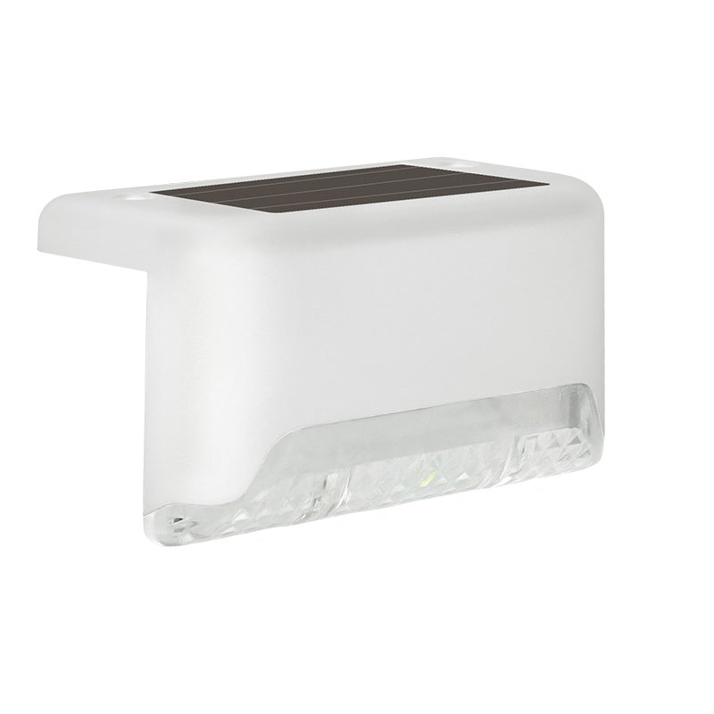 Contemporary Industrial PP Square Waterproof LED Solar Outdoor Step Light For Garden | Kalsten