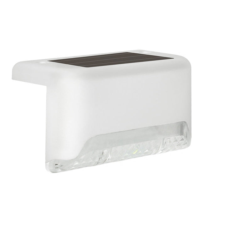 Contemporary Industrial PP Square Waterproof LED Solar Outdoor Step Light For Garden | Kalsten