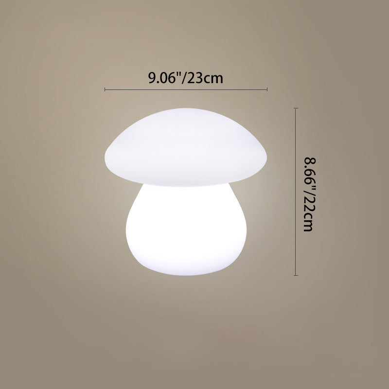 Contemporary Creative Solar Waterproof Mushroom Shape PE LED Outdoor Light For Patio | Kalsten