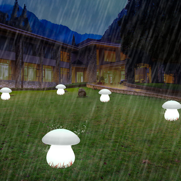 Contemporary Creative Solar Waterproof Mushroom Shape PE LED Outdoor Light For Patio | Kalsten