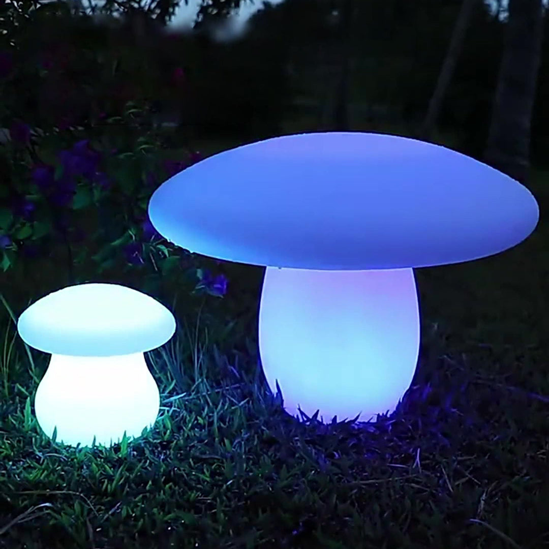 Contemporary Creative Solar Waterproof Mushroom Shape PE LED Outdoor Light For Patio | Kalsten