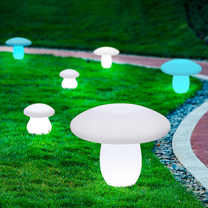 Contemporary Creative Solar Waterproof Mushroom Shape PE LED Outdoor Light For Patio | Kalsten