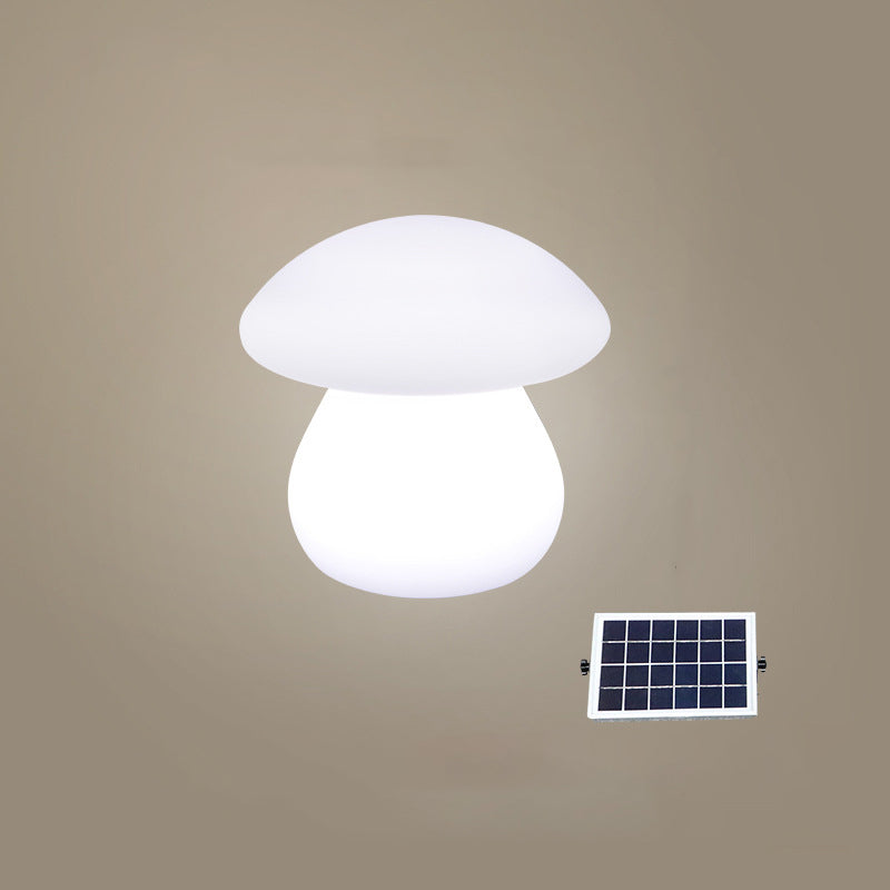 Contemporary Creative Solar Waterproof Mushroom Shape PE LED Outdoor Light For Patio | Kalsten