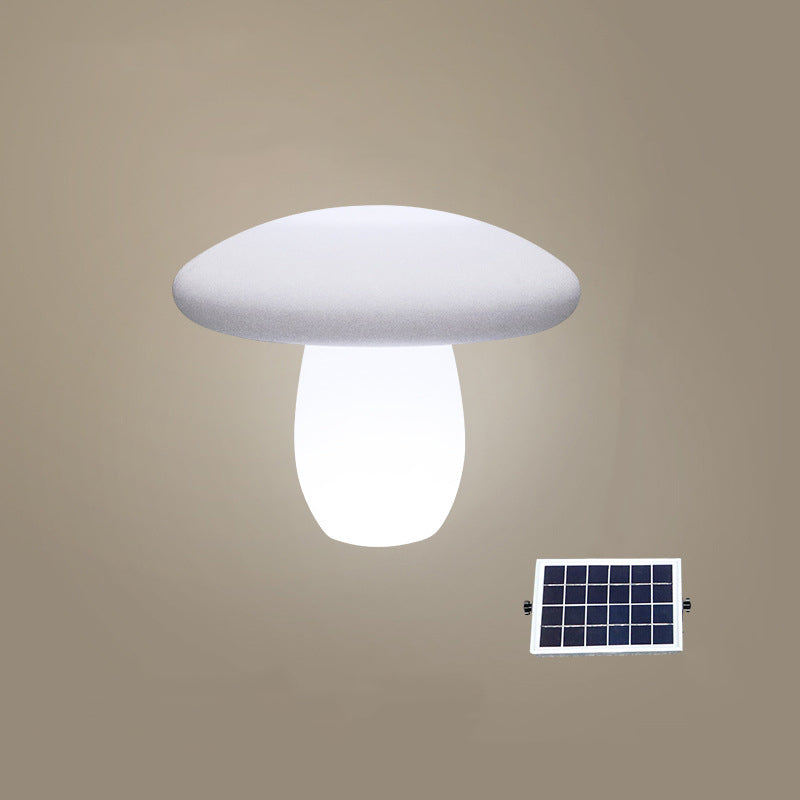 Contemporary Creative Solar Waterproof Mushroom Shape PE LED Outdoor Light For Patio | Kalsten