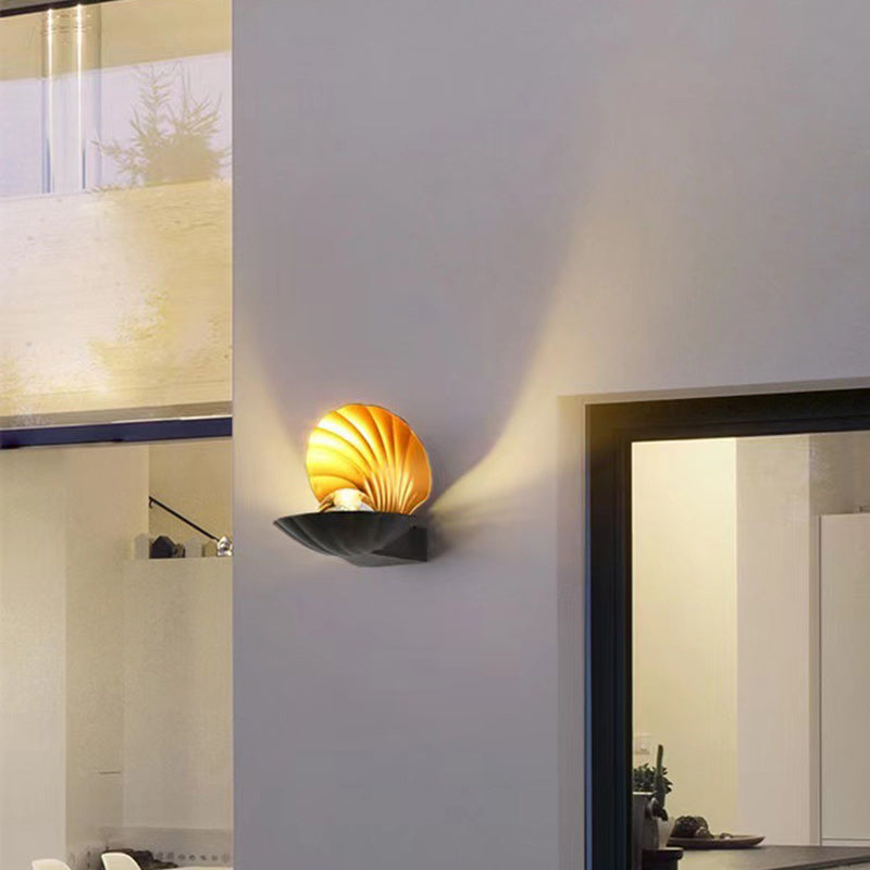 Contemporary Creative Waterproof Shell Aluminum Acrylic LED Wall Sconce Lamp For Outdoor Patio | Kalsten