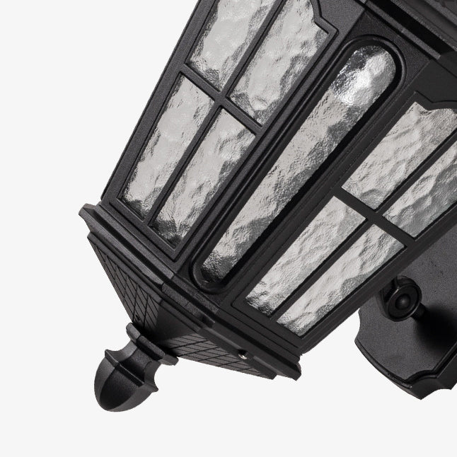 Traditional European Lantern Waterproof Aluminum Glass 1-Light Wall Sconce Lamp For Outdoor Patio | Kalsten