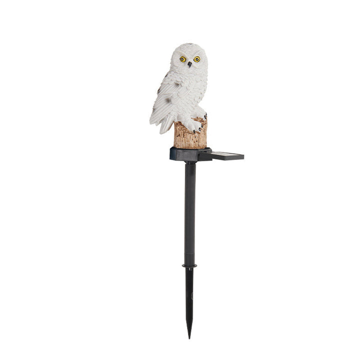 Modern Art Deco Waterproof Solar Resin PP Owl LED Landscape Lighting Outdoor Light For Outdoor Patio | Kalsten