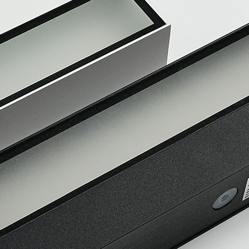 Modern Minimalist Rectangular Bar Waterproof Aluminum LED Wall Sconce Lamp For Garden | Kalsten