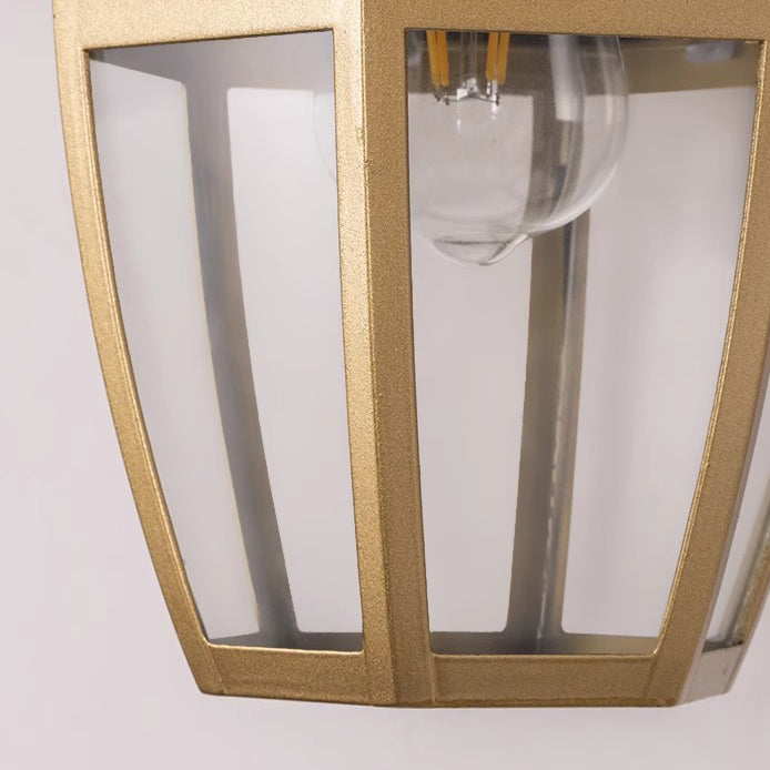 Contemporary Nordic Round Court Waterproof Glass Hardware 1-Light Wall Sconce Lamp For Outdoor Patio | Kalsten