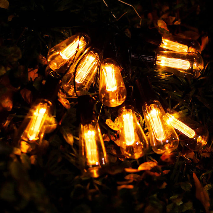 Modern Minimalist Round Long Line Glass Iron LED String Light For Garden | Kalsten