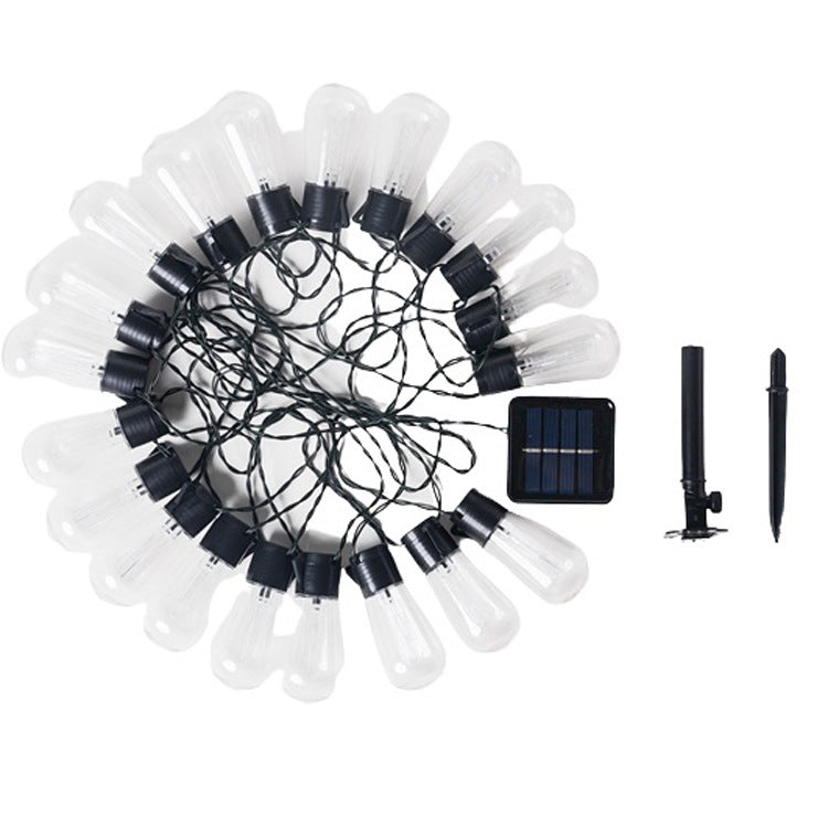 Modern Minimalist Round Long Line Glass Iron LED String Light For Garden | Kalsten