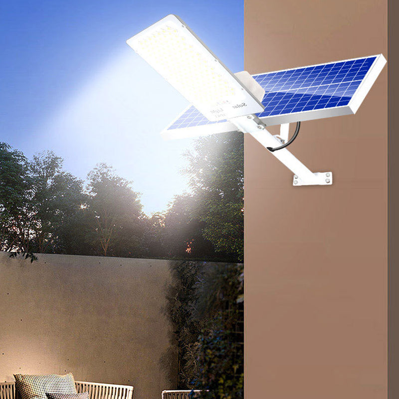 Modern Simplicity Rectangle Solar Waterproof ABS LED Wall Sconce Lamp For Garden | Kalsten