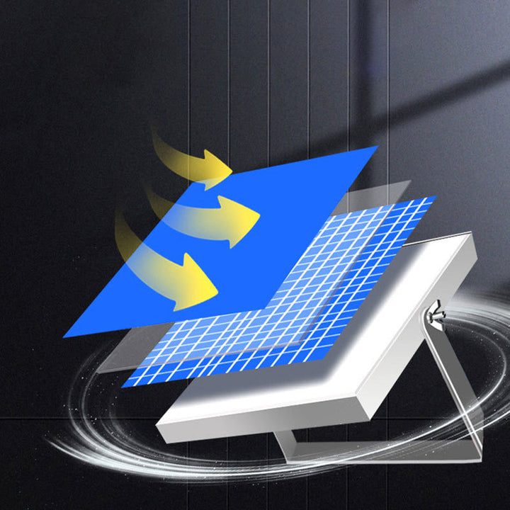 Modern Simplicity Rectangle Solar Waterproof ABS LED Wall Sconce Lamp For Garden | Kalsten