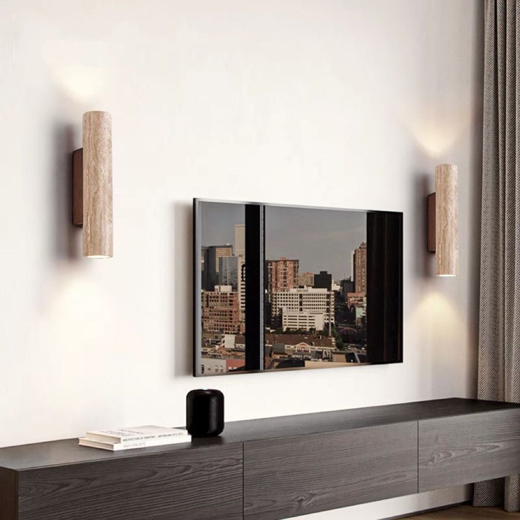 Nordivea Travertine Wall Lamp – 2-Light Scandinavian Design