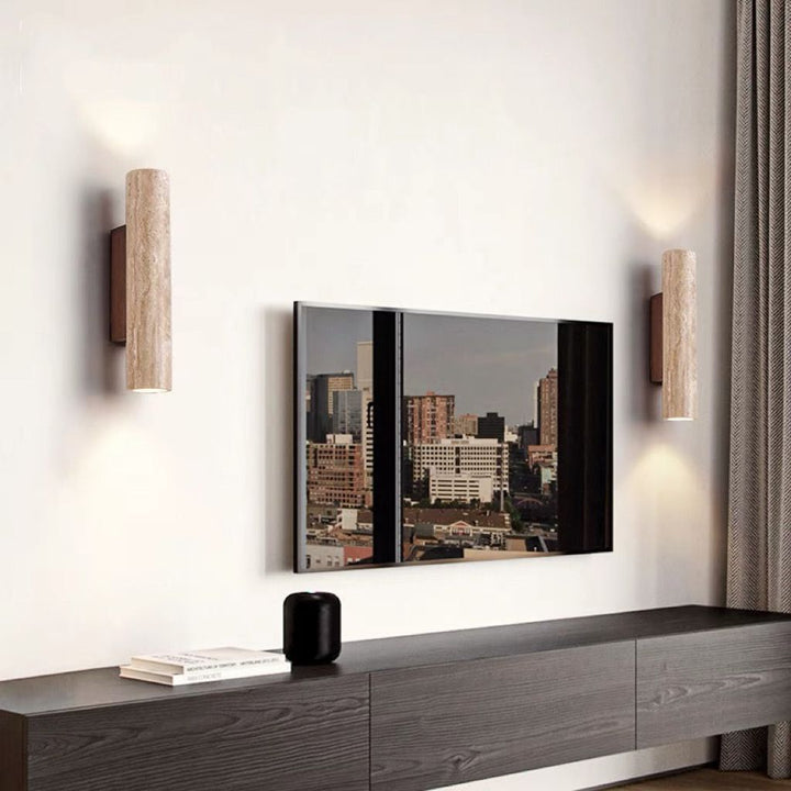 Nordivea Travertine Wall Lamp – 2-Light Scandinavian Design