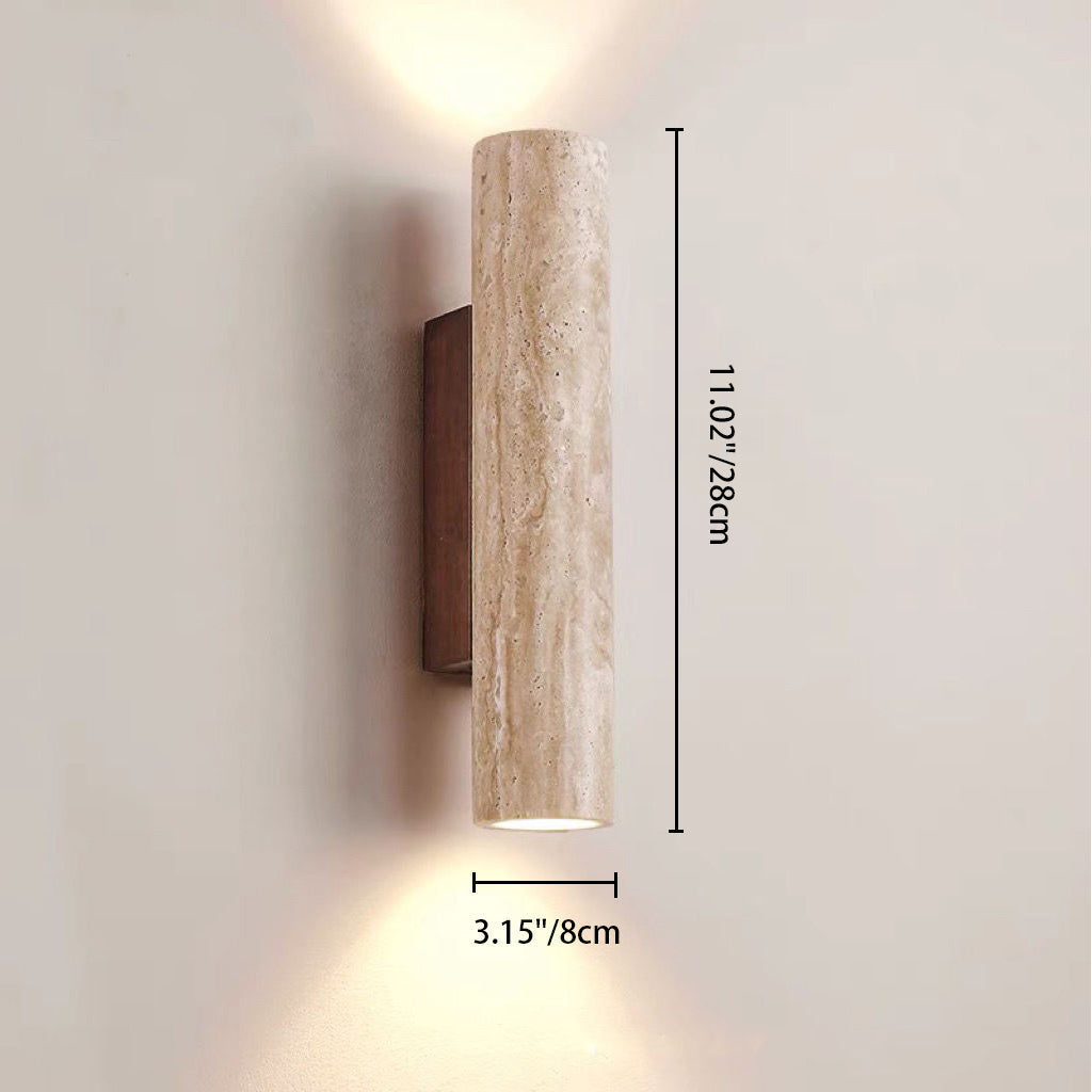 Nordivea Travertine Wall Lamp – 2-Light Scandinavian Design