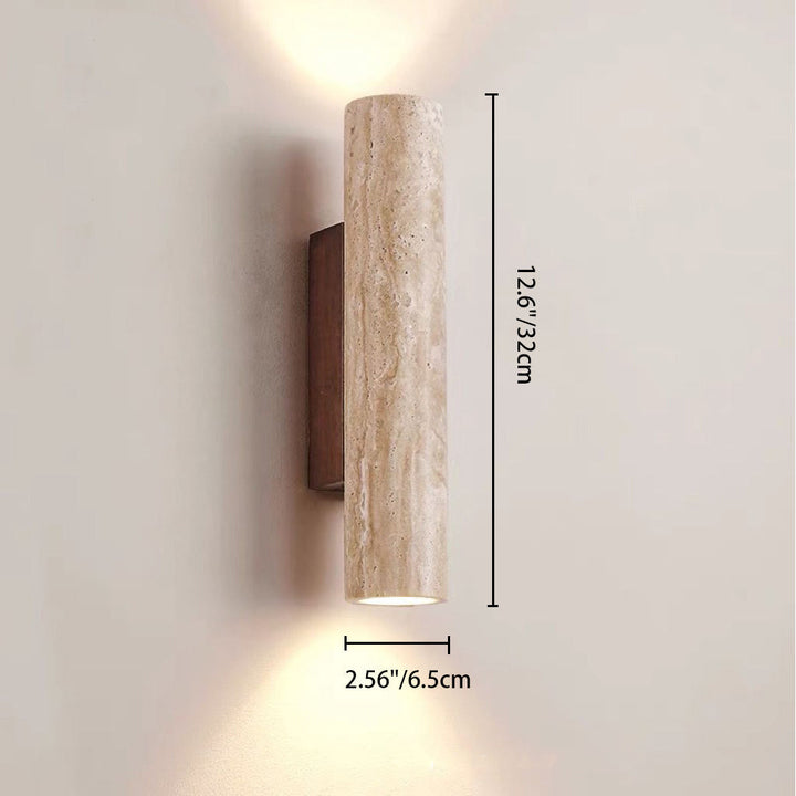 Nordivea Travertine Wall Lamp – 2-Light Scandinavian Design