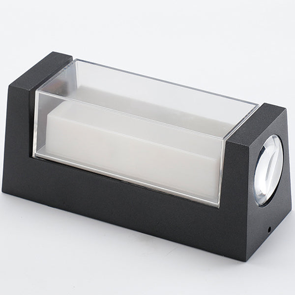 Modern Simplicity Rectangle Round Diamond PC Aluminum LED Wall Sconce Lamp For Garden | Kalsten