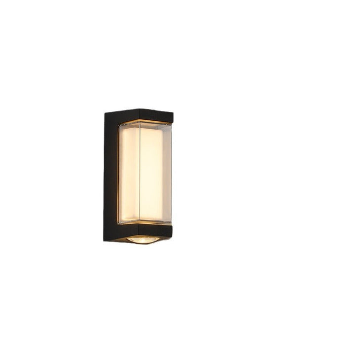 Modern Simplicity Rectangle Round Diamond PC Aluminum LED Wall Sconce Lamp For Garden | Kalsten