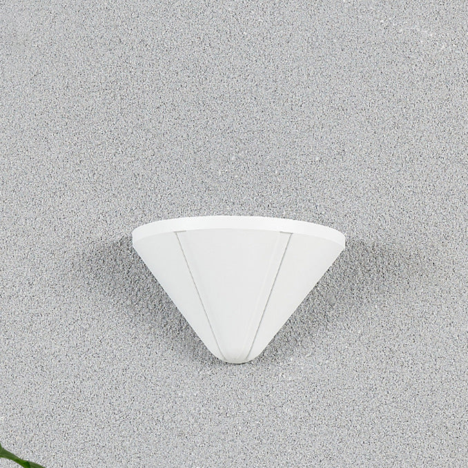 Modern Minimalist Triangle Waterproof Lens Aluminum LED Wall Sconce Lamp For Outdoor Patio | Kalsten
