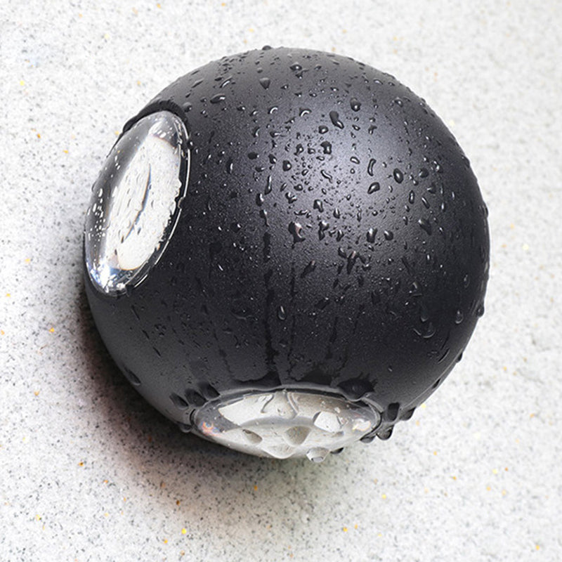 Modern Minimalist Round Square Orb Lens Aluminum LED Wall Sconce Lamp For Garden | Kalsten