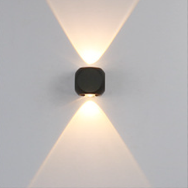 Modern Minimalist Round Square Orb Lens Aluminum LED Wall Sconce Lamp For Garden | Kalsten