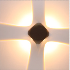 Modern Minimalist Round Square Orb Lens Aluminum LED Wall Sconce Lamp For Garden | Kalsten
