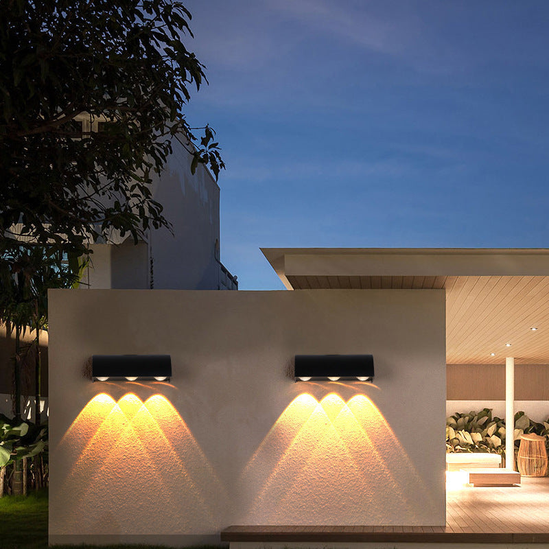 Modern Simplicity Waterproof Arched Cylindrical Aluminium PC LED Wall Sconce Lamp For Outdoor Patio | Kalsten