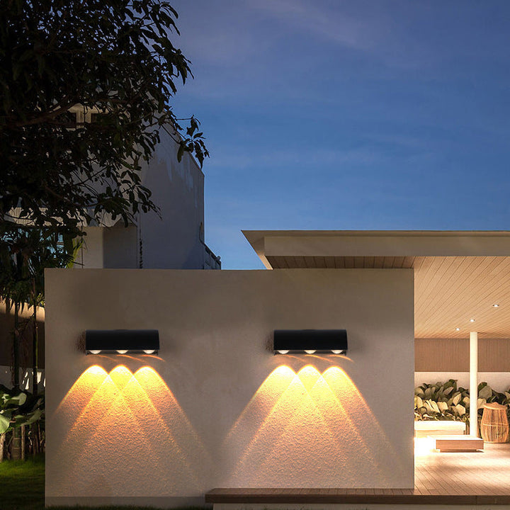 Modern Simplicity Waterproof Arched Cylindrical Aluminium PC LED Wall Sconce Lamp For Outdoor Patio | Kalsten