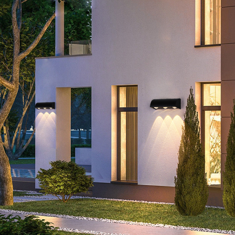 Modern Simplicity Waterproof Arched Cylindrical Aluminium PC LED Wall Sconce Lamp For Outdoor Patio | Kalsten