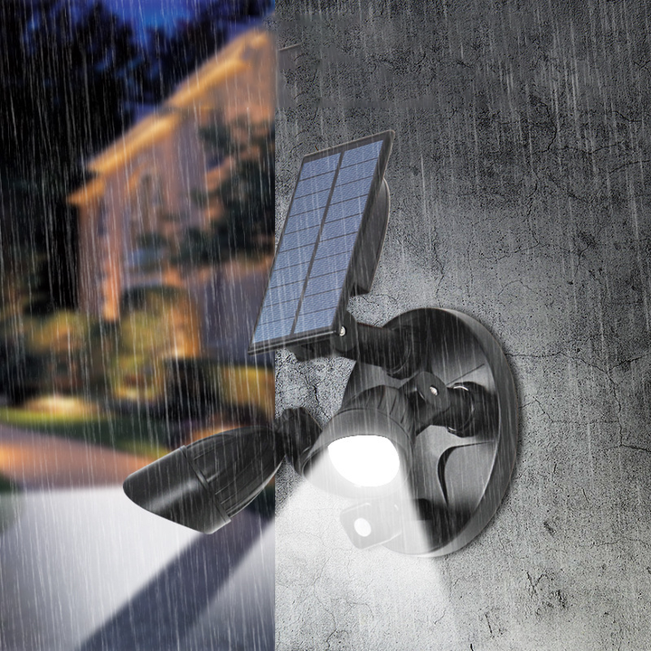 Modern Simplicity Solar Waterproof ABS PC Surveillance Camera Rotatable Motion Sensor LED Wall Sconce Lamp For Outdoor Patio | Kalsten