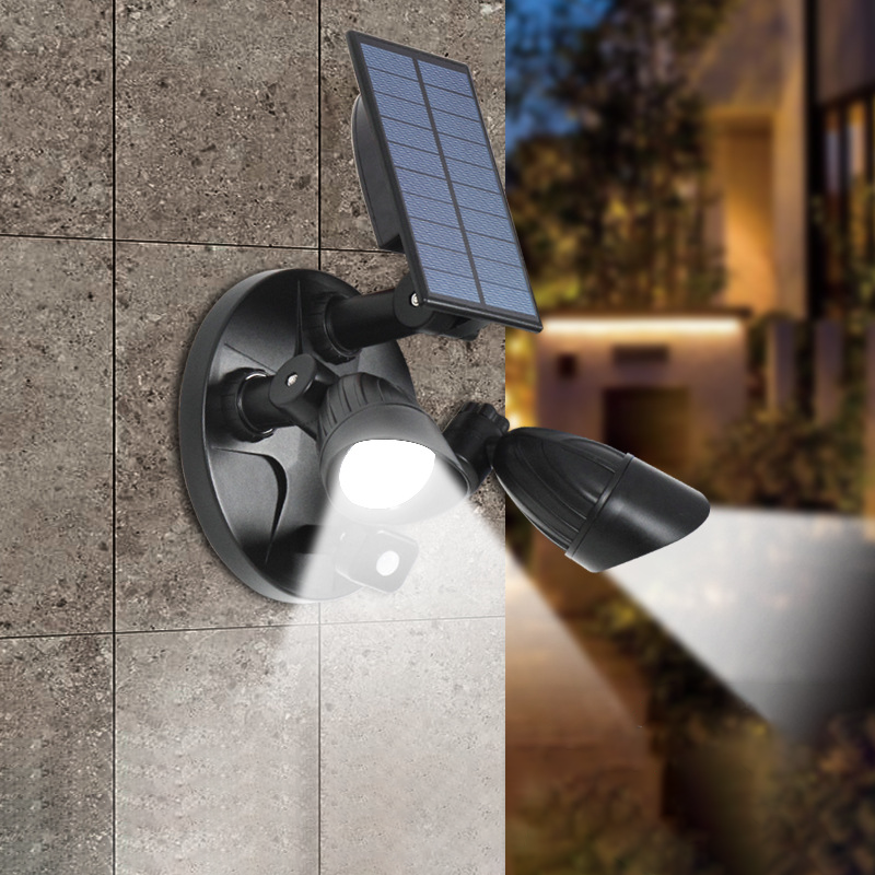 Modern Simplicity Solar Waterproof ABS PC Surveillance Camera Rotatable Motion Sensor LED Wall Sconce Lamp For Outdoor Patio | Kalsten
