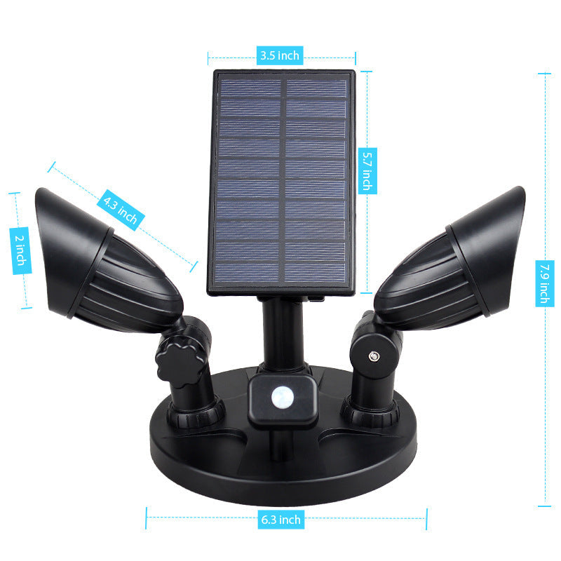Modern Simplicity Solar Waterproof ABS PC Surveillance Camera Rotatable Motion Sensor LED Wall Sconce Lamp For Outdoor Patio | Kalsten