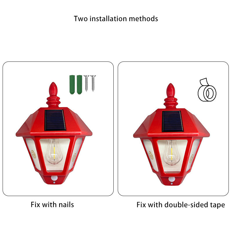 Contemporary Retro Solar Waterproof ABS Lighthouse LED Wall Sconce Lamp For Outdoor Patio | Kalsten