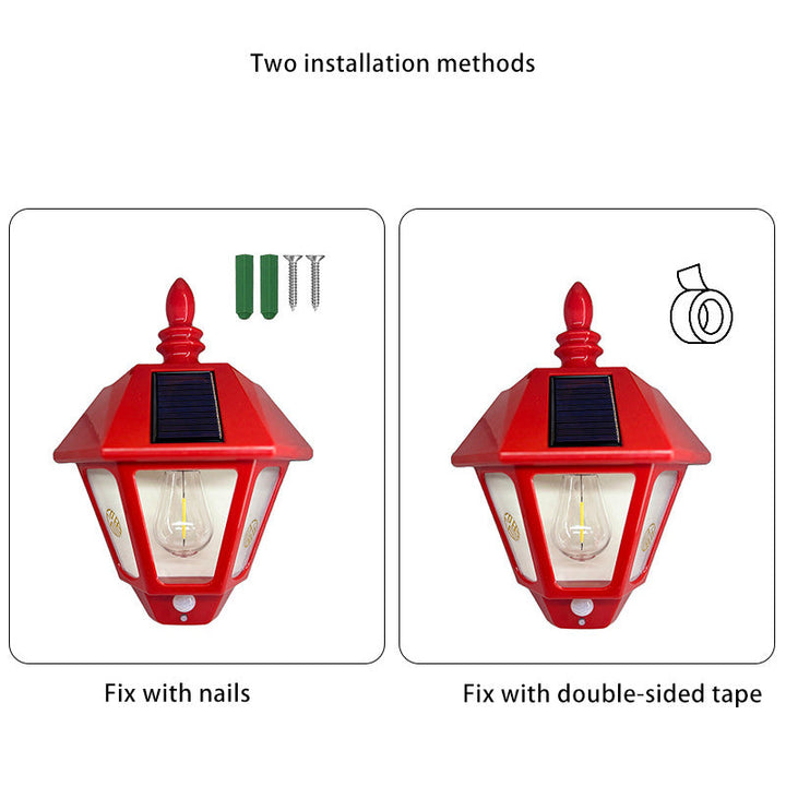Contemporary Retro Solar Waterproof ABS Lighthouse LED Wall Sconce Lamp For Outdoor Patio | Kalsten