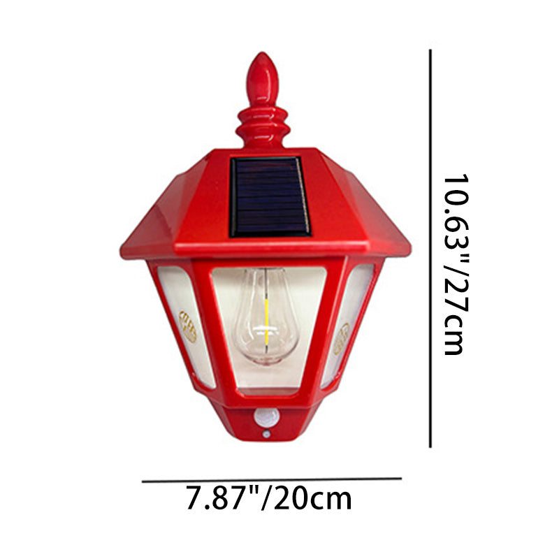 Contemporary Retro Solar Waterproof ABS Lighthouse LED Wall Sconce Lamp For Outdoor Patio | Kalsten