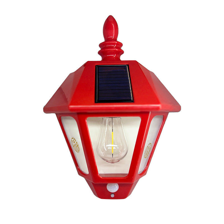 Contemporary Retro Solar Waterproof ABS Lighthouse LED Wall Sconce Lamp For Outdoor Patio | Kalsten