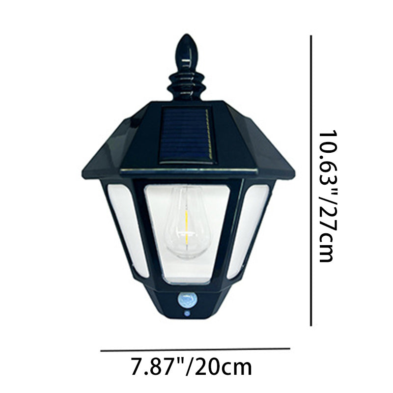 Contemporary Retro Solar Waterproof ABS Lighthouse LED Wall Sconce Lamp For Outdoor Patio | Kalsten