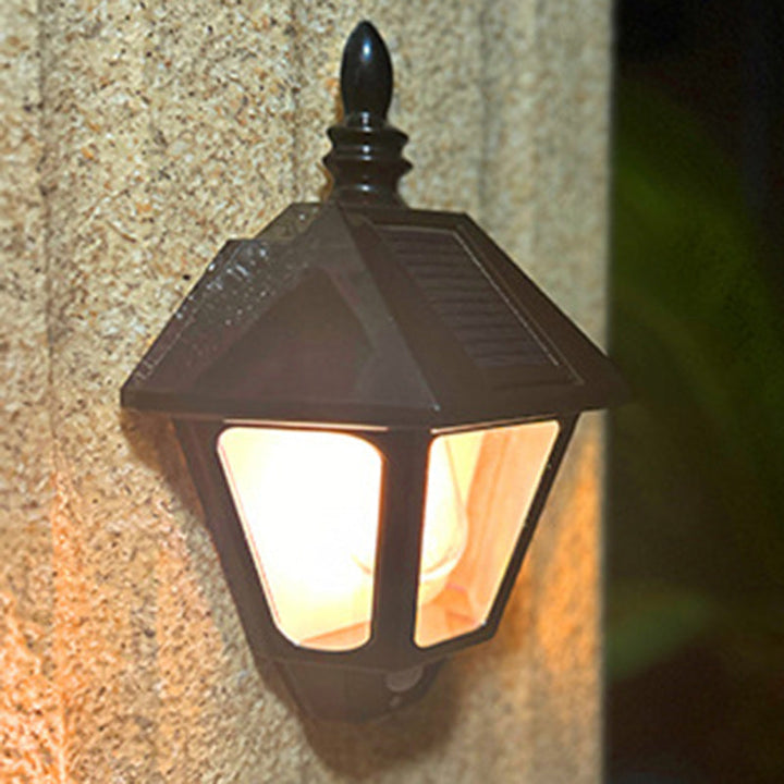 Contemporary Retro Solar Waterproof ABS Lighthouse LED Wall Sconce Lamp For Outdoor Patio | Kalsten