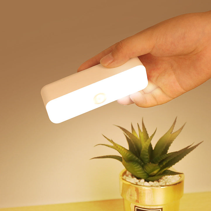 Modern Minimalist Rechargeable Magnetic Suction Cup Plastic Strip Rectangular LED Wall Light Night Light For Studying | Kalsten