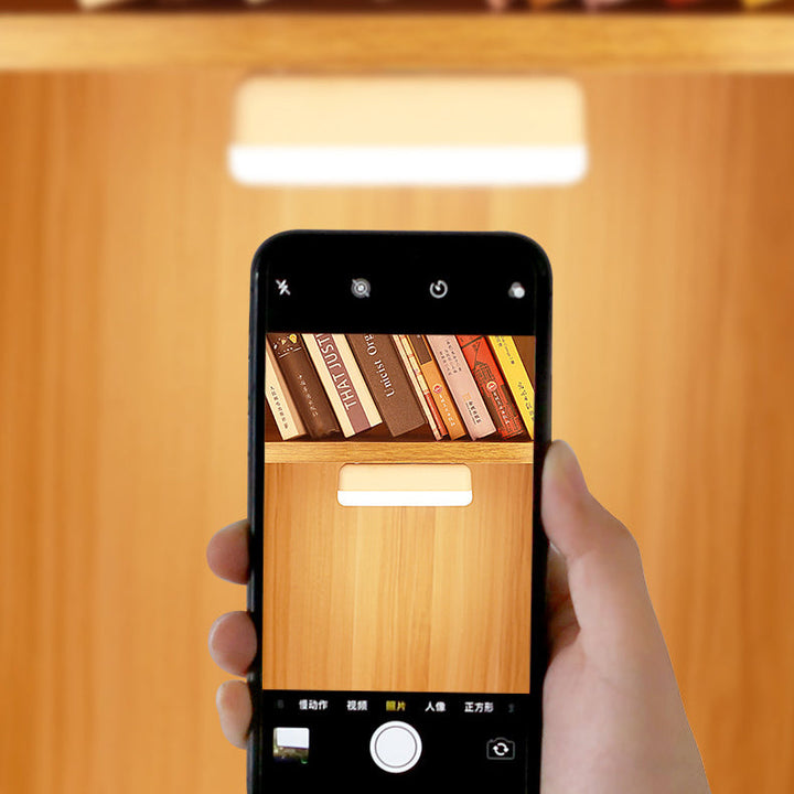 Modern Minimalist Rechargeable Magnetic Suction Cup Plastic Strip Rectangular LED Wall Light Night Light For Studying | Kalsten